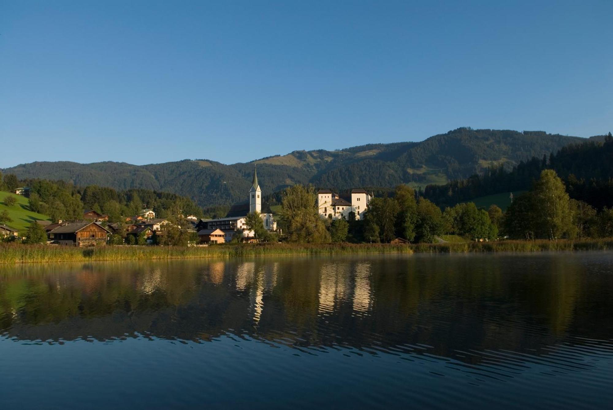 Bio-Bauernhof Reitmayrgut Goldegg Buitenkant foto